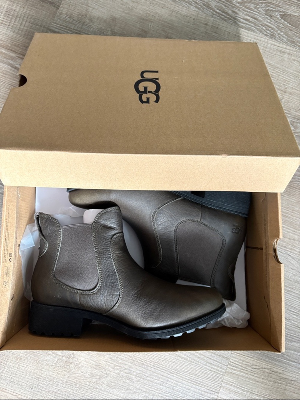 UGG Women’s Chelsea Boot in Dark Gray- W Bonham Boot lll - 11 NIB